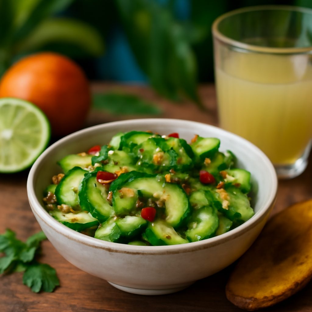 Insalata di Cetriolo e Peperoncino Cubana
