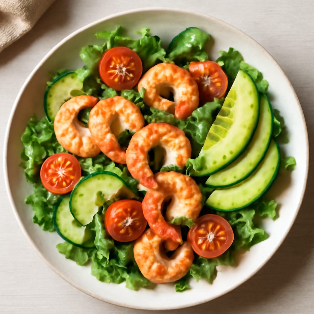Insalata di gamberi estiva