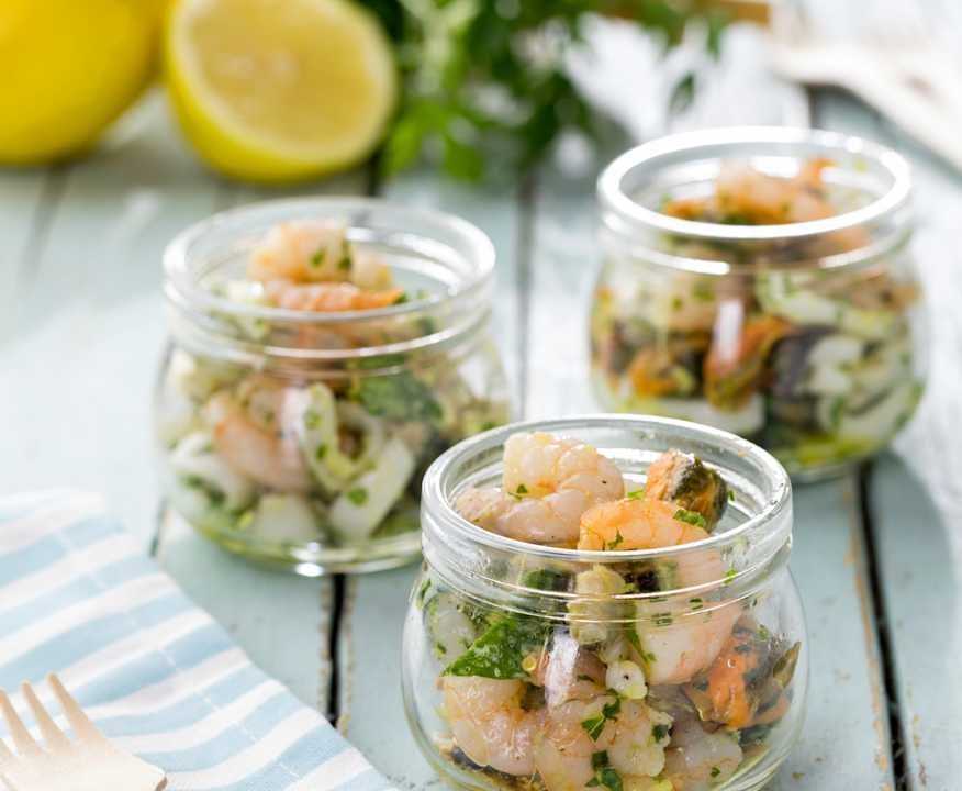Insalata di mare in vasetto Low Carb