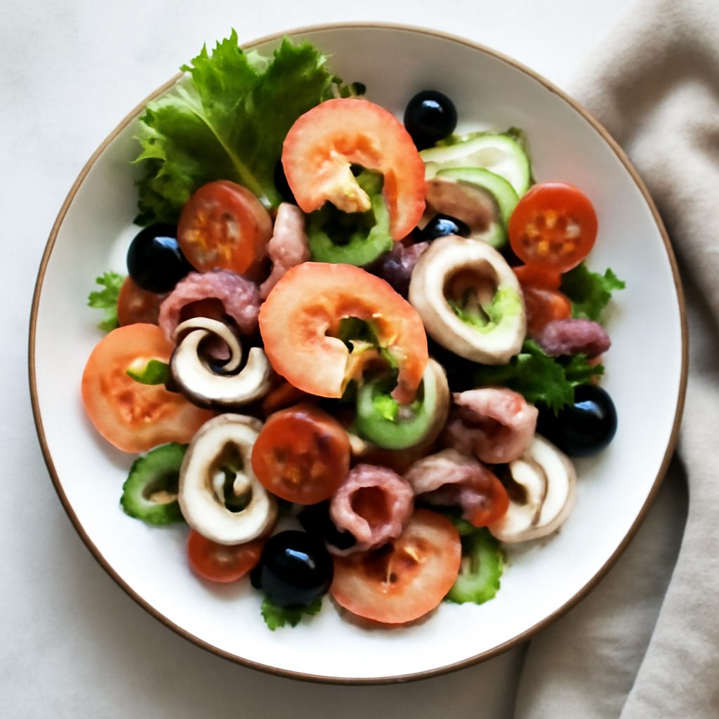 Insalata di mare proteica low-carb