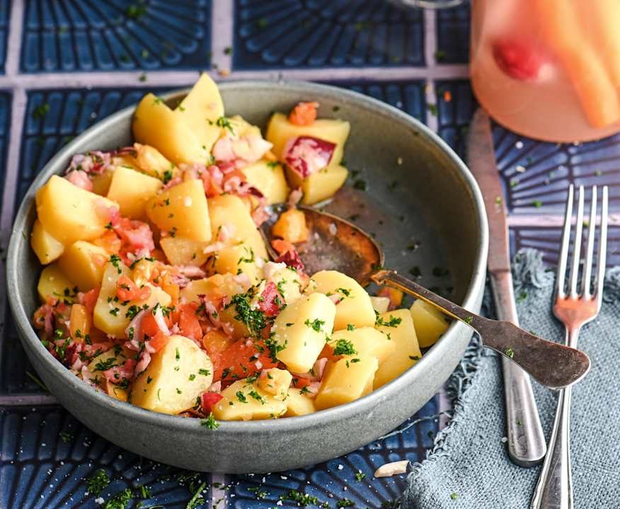 Insalata di patate con verdure fermentate Protein