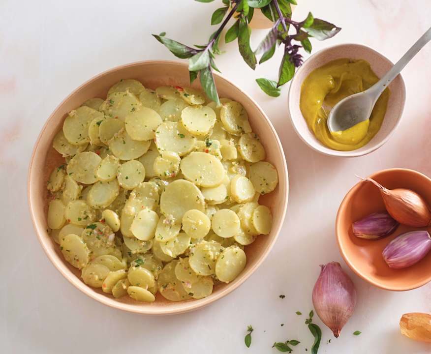 Insalata di patate con vinaigrette alle erbe Low Carb