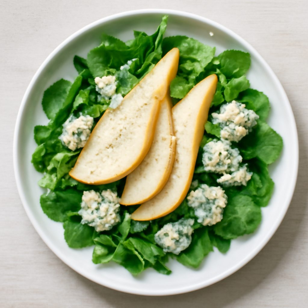 Insalata di pere e formaggio erborinato