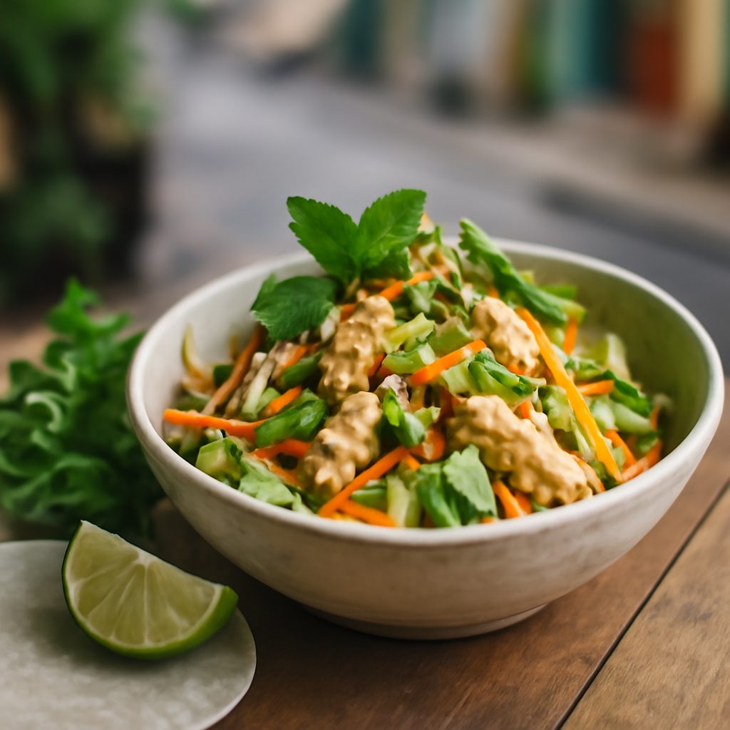 Insalata di Pollo Vietnamita Low Carb