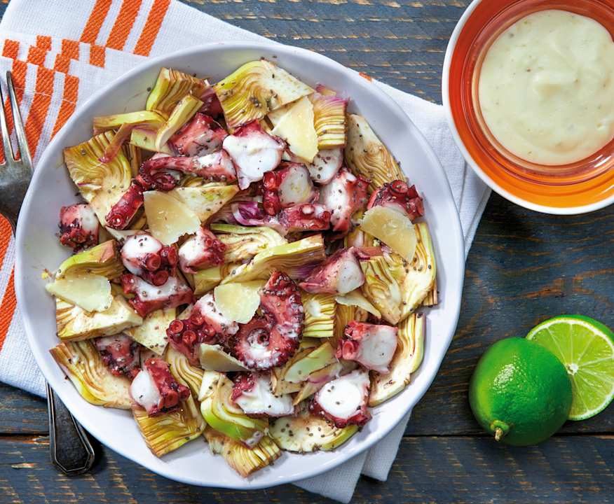 Insalata di polpo con dressing al lime Protein