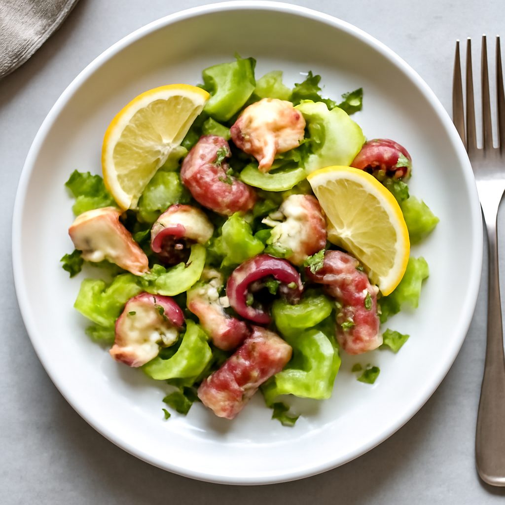 Insalata di polpo e sedano al cedro - Versione Protein