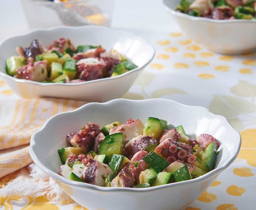 Insalata di polpo e zucchine Low Fat