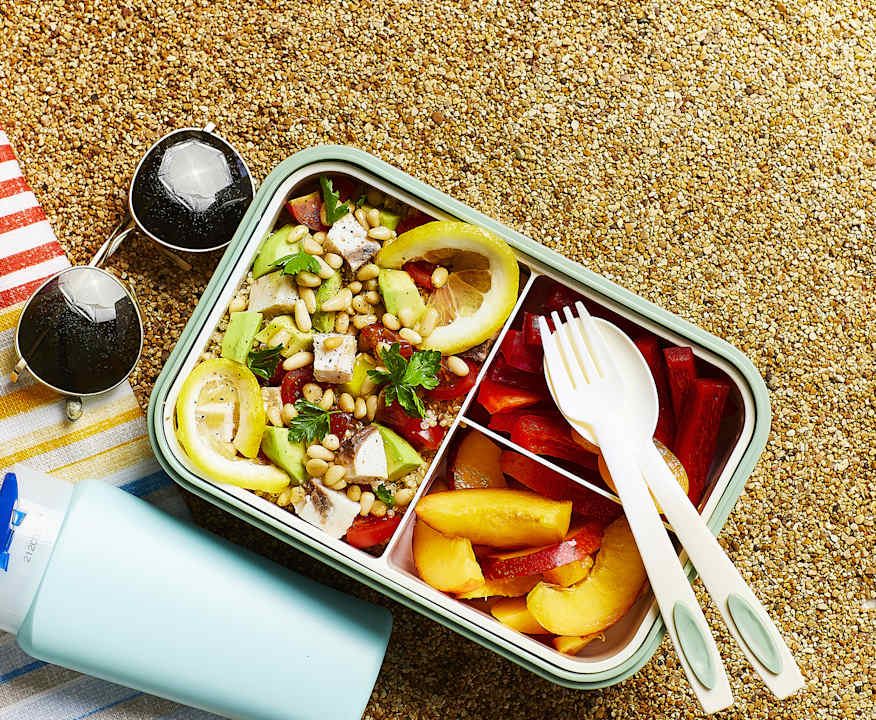 Insalata di quinoa, pesce spada e verdure Protein