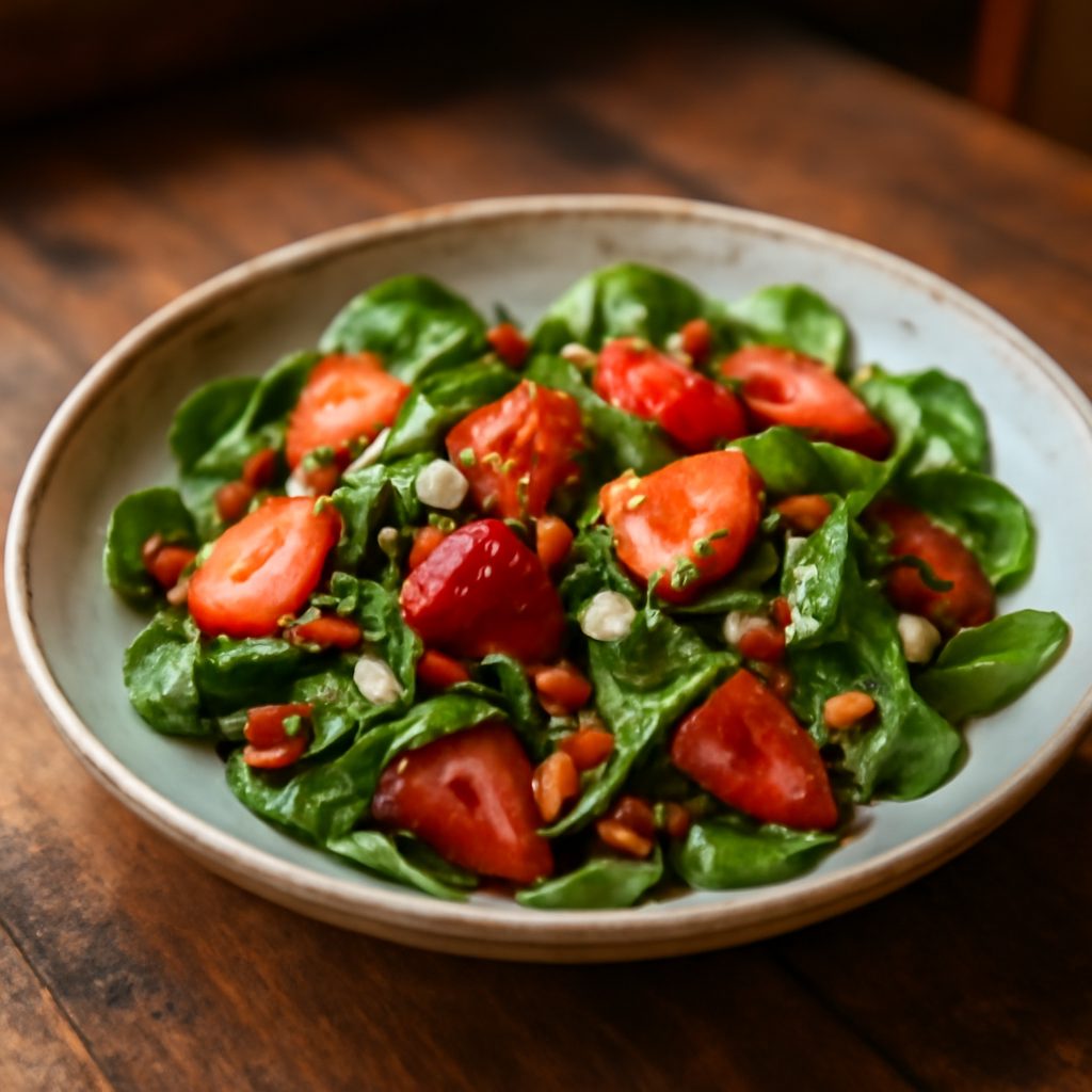Insalata di Spinaci e Fragole Canadese