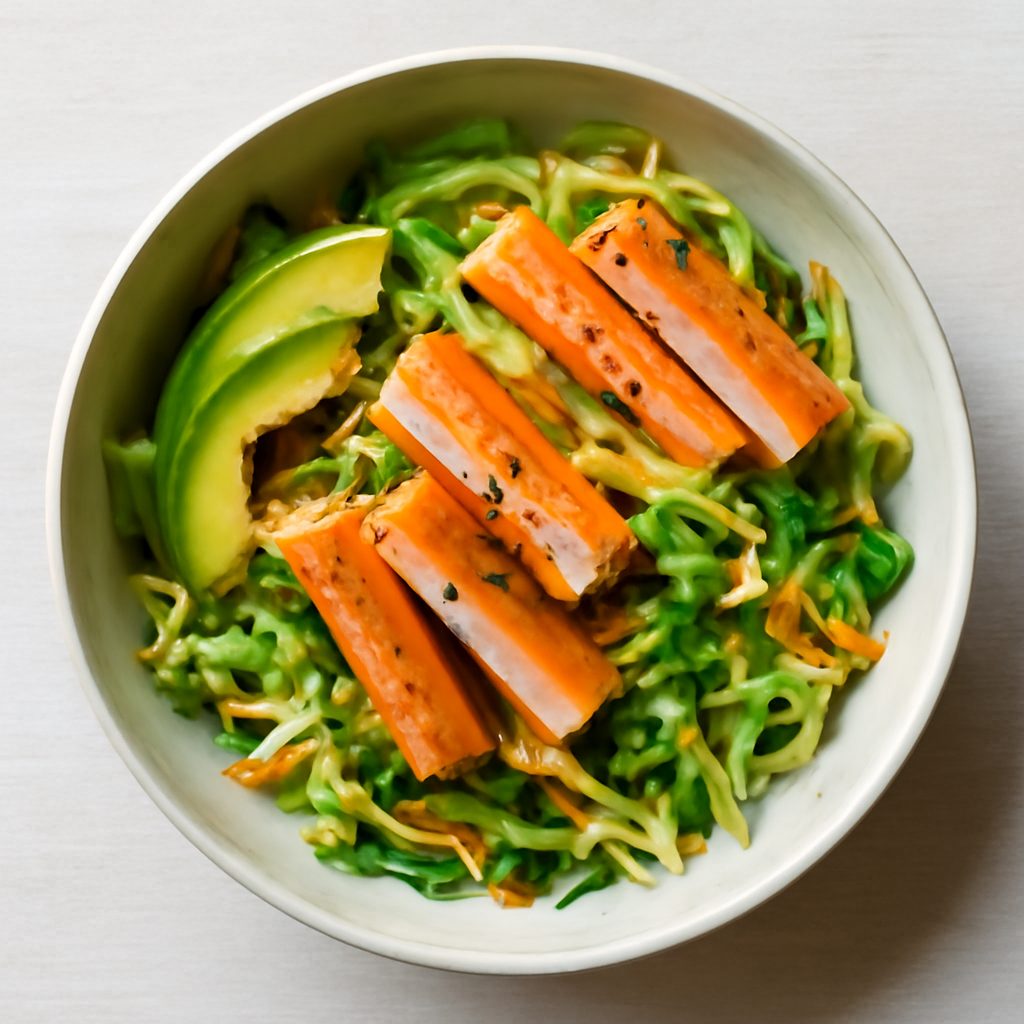 Insalata di surimi e verdure alla giapponese Low-Carb Proteica
