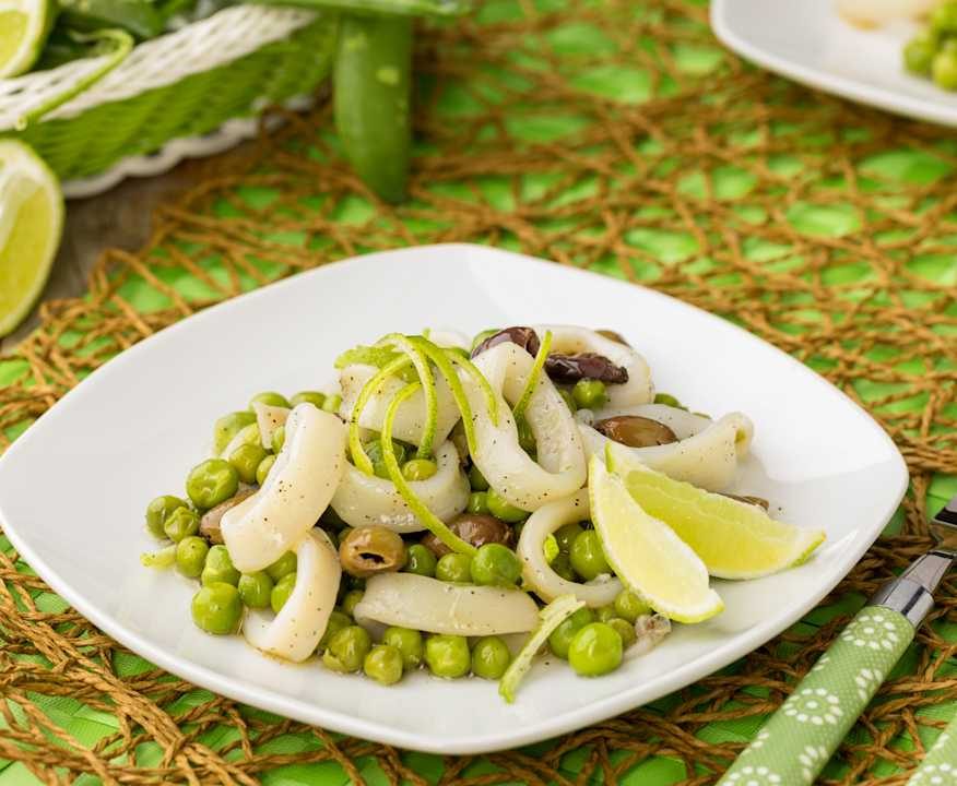 Insalata di totano e piselli al lime Low Fat