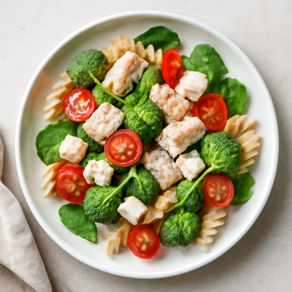 Insalata fredda con salmone e shirataki