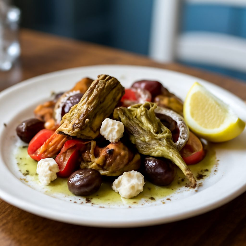 Insalata Greca di Carciofi Arrosto High- Low Fat