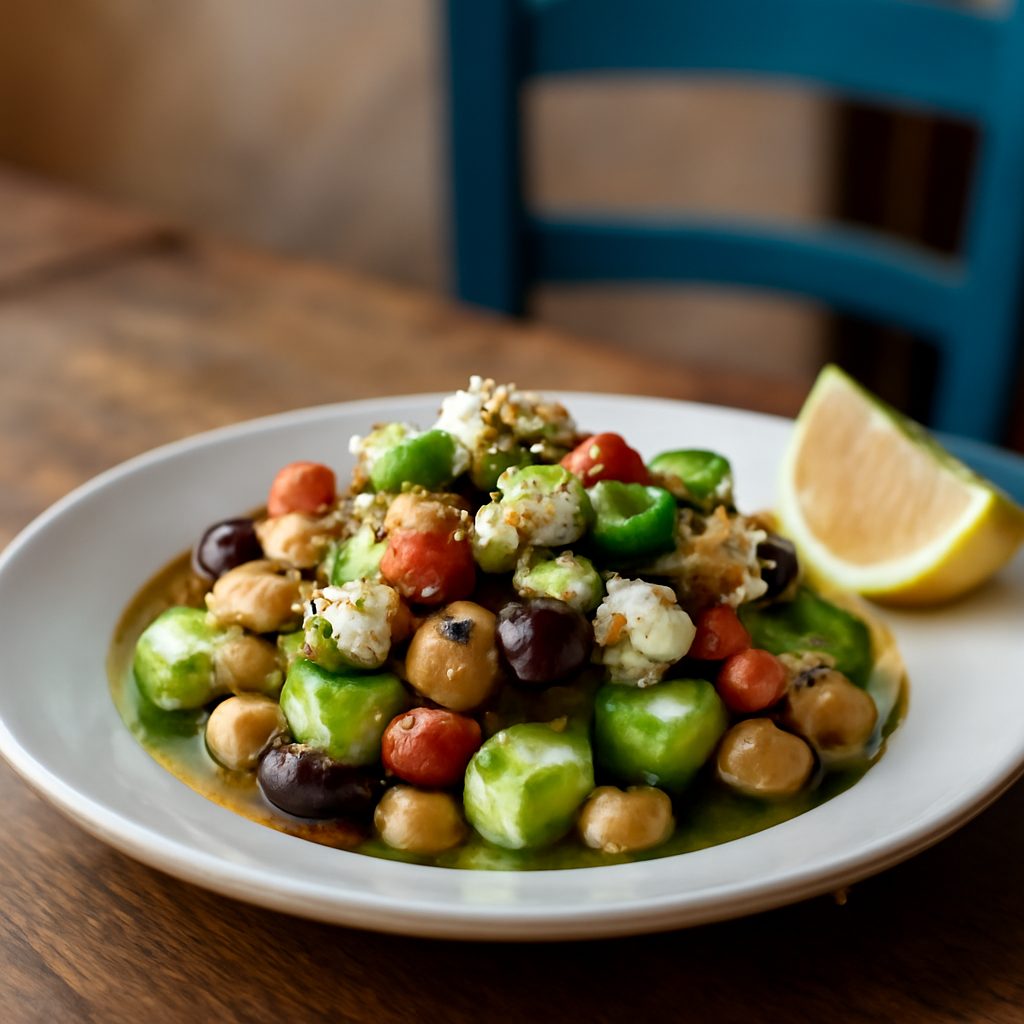 Insalata Greca di Cetriolo e Legumi