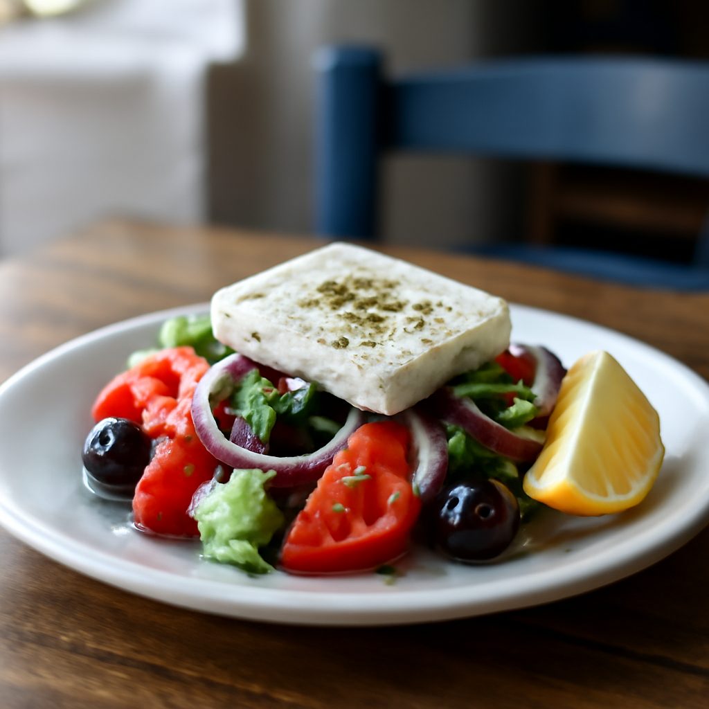 Insalata Greca Light con Cavolfiore e Feta