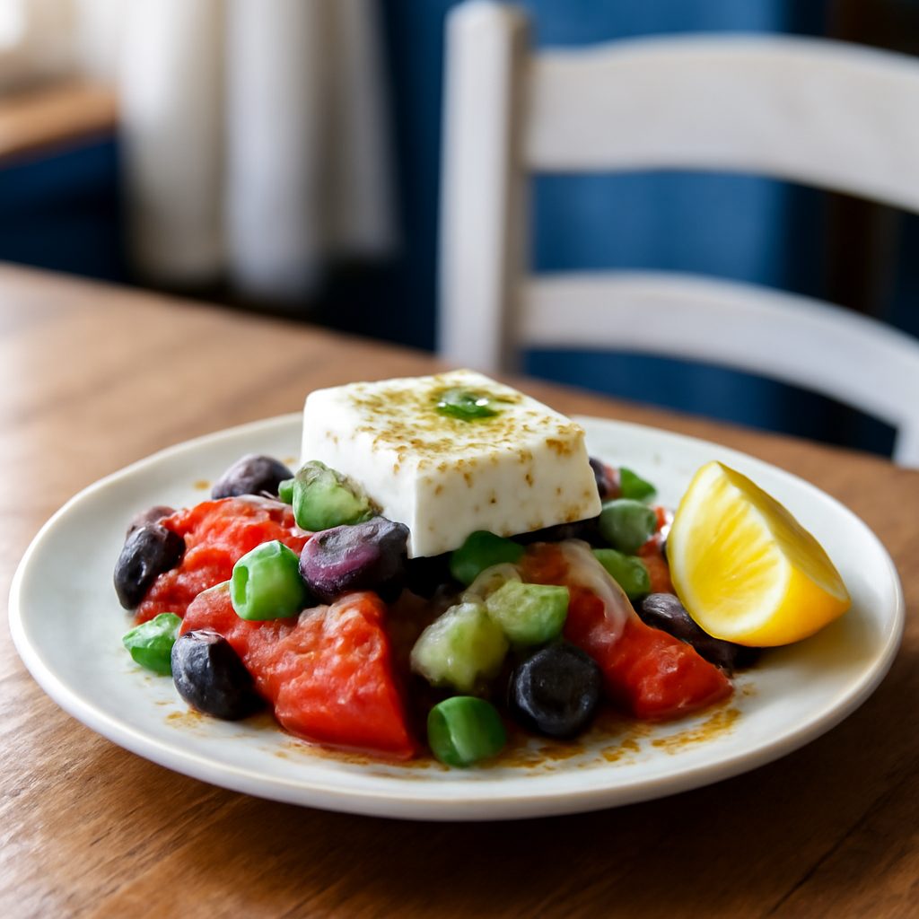 Insalata Greca Light con Cavolfiore e Feta