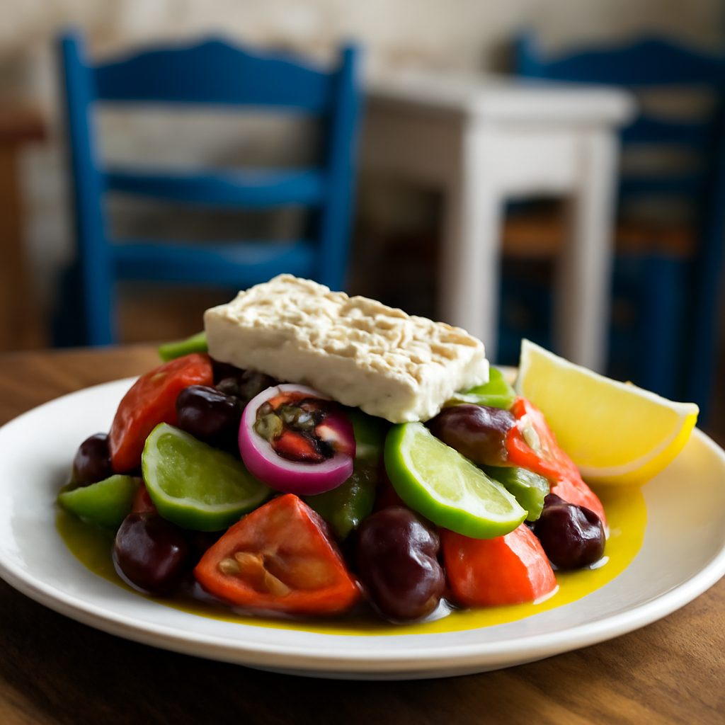 Insalata Greca Light con Cavolfiore e Feta