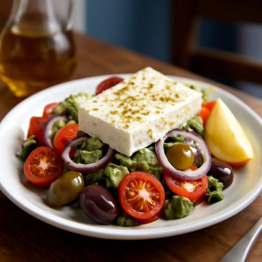Insalata Greca con Feta e Pomodoro