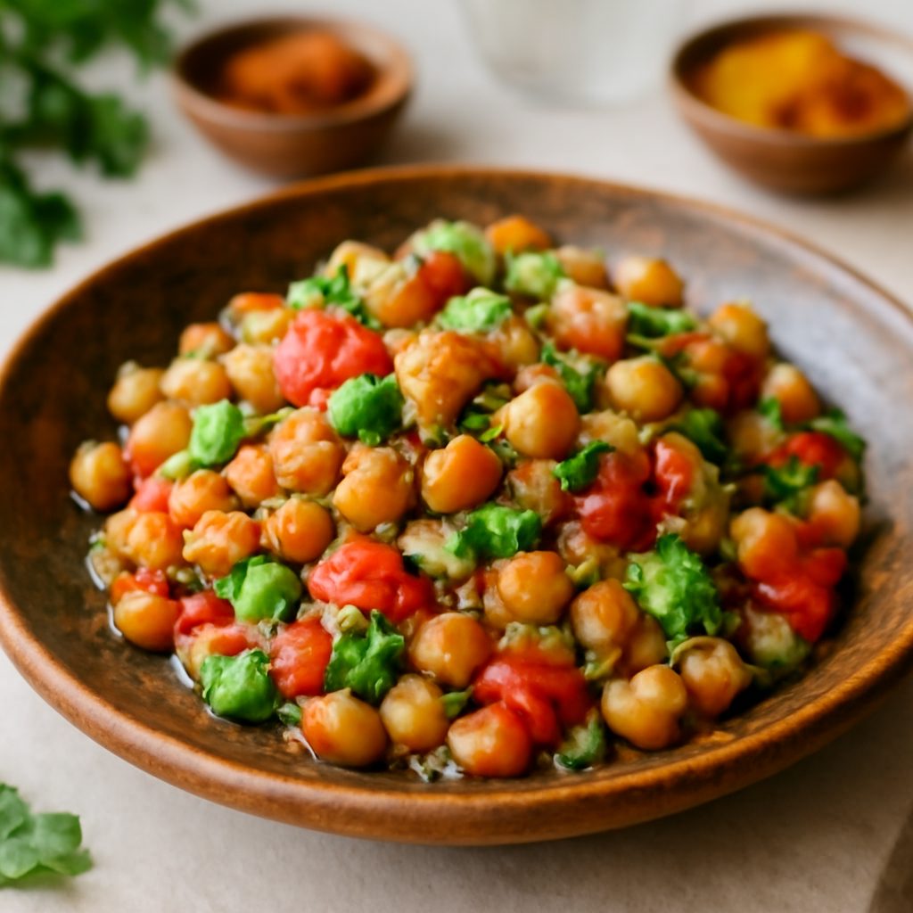 Insalata marocchina light con coriandolo fresco