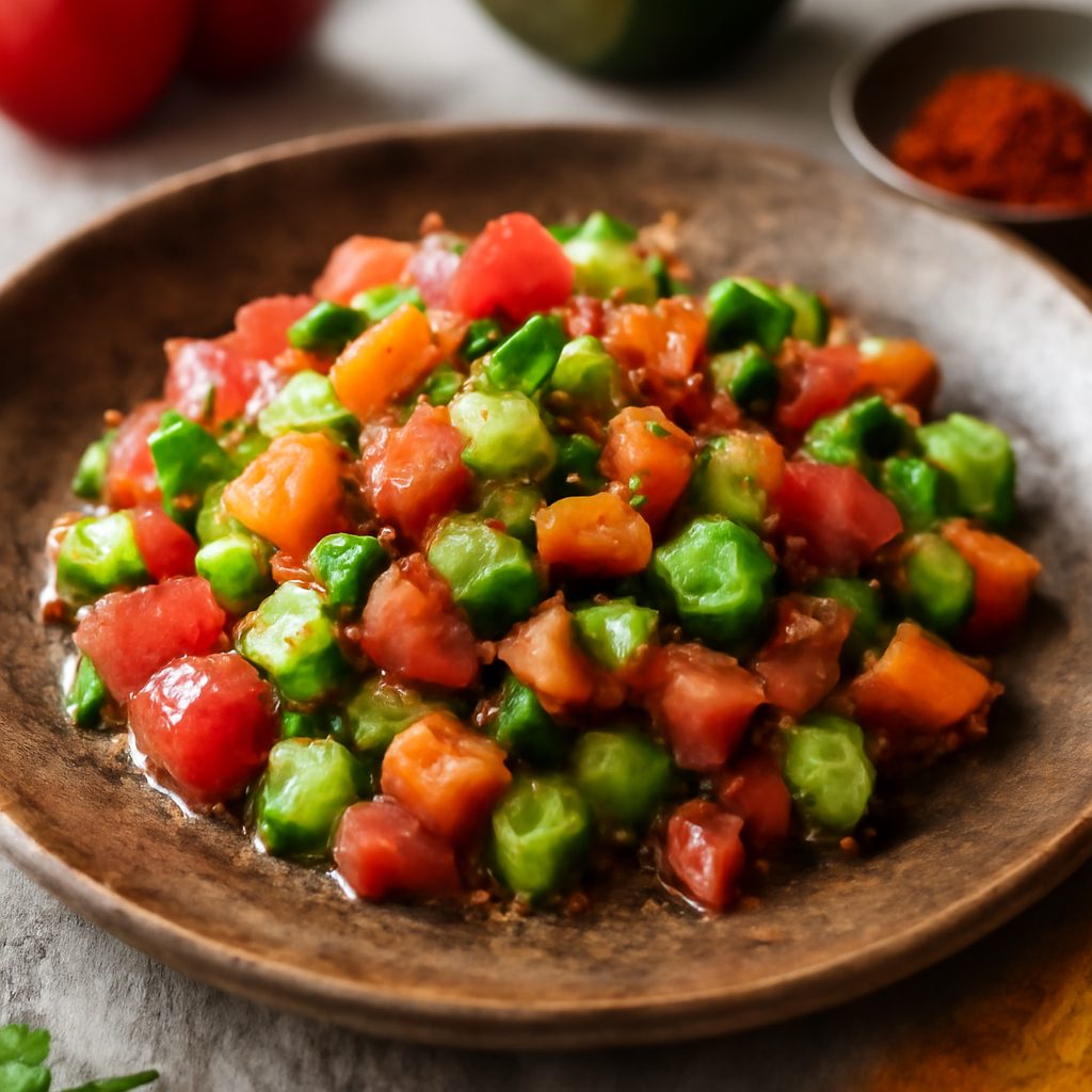 Insalata Marocchina Light di Pomodori e Peperoni