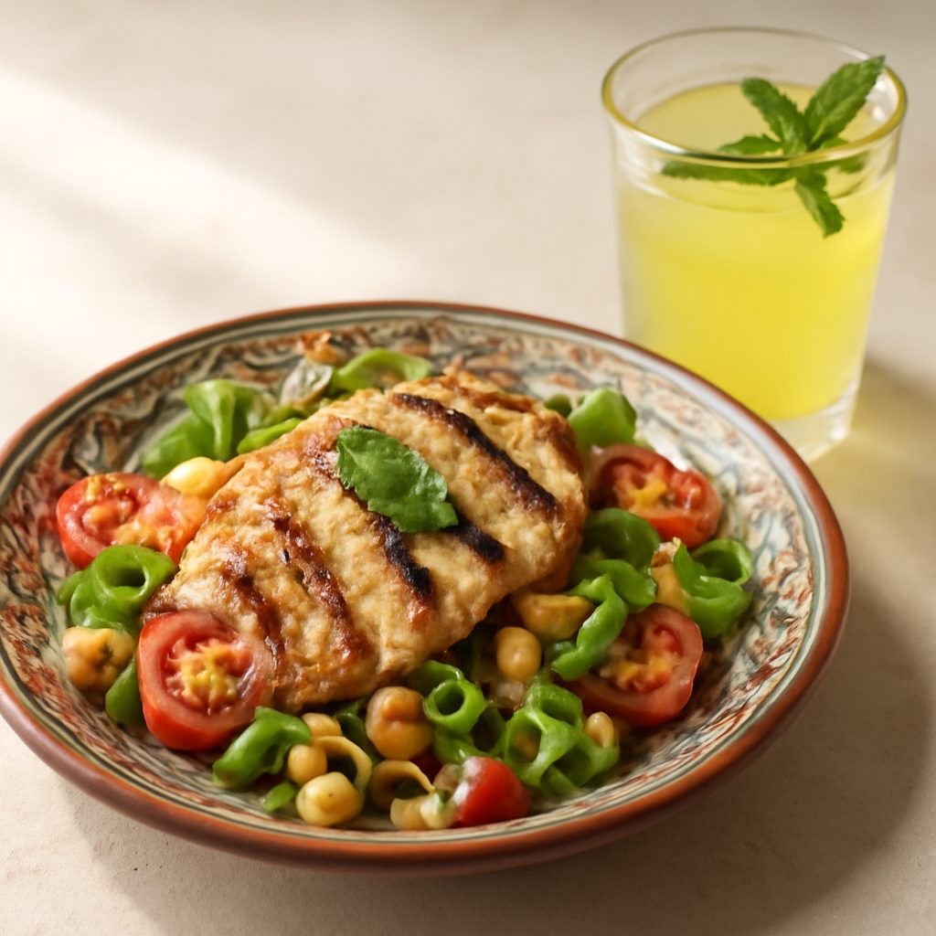 Insalata Orientale di Pollo alla Griglia