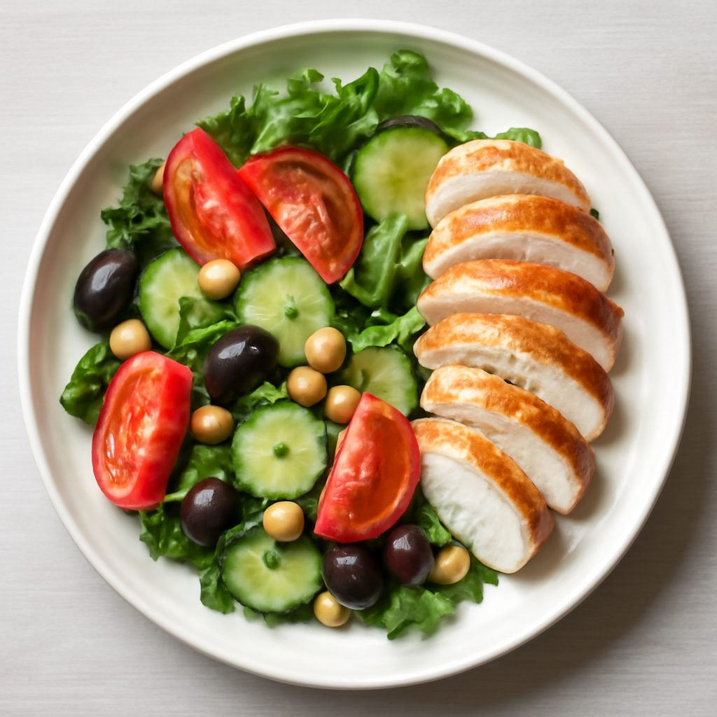 Insalata di Shirataki, Frutta, Verdure e Totani Low Carb