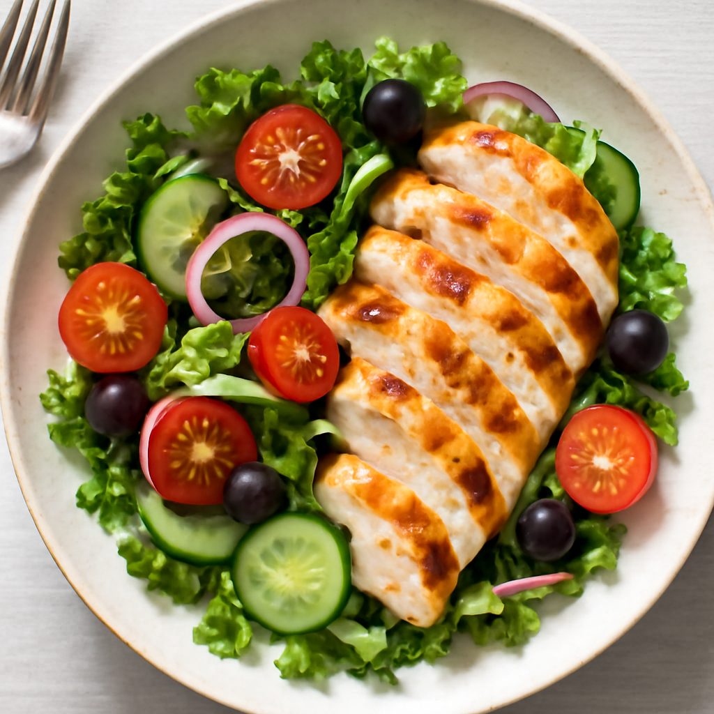 Insalata con Pollo, Avocado e Cavolfiore