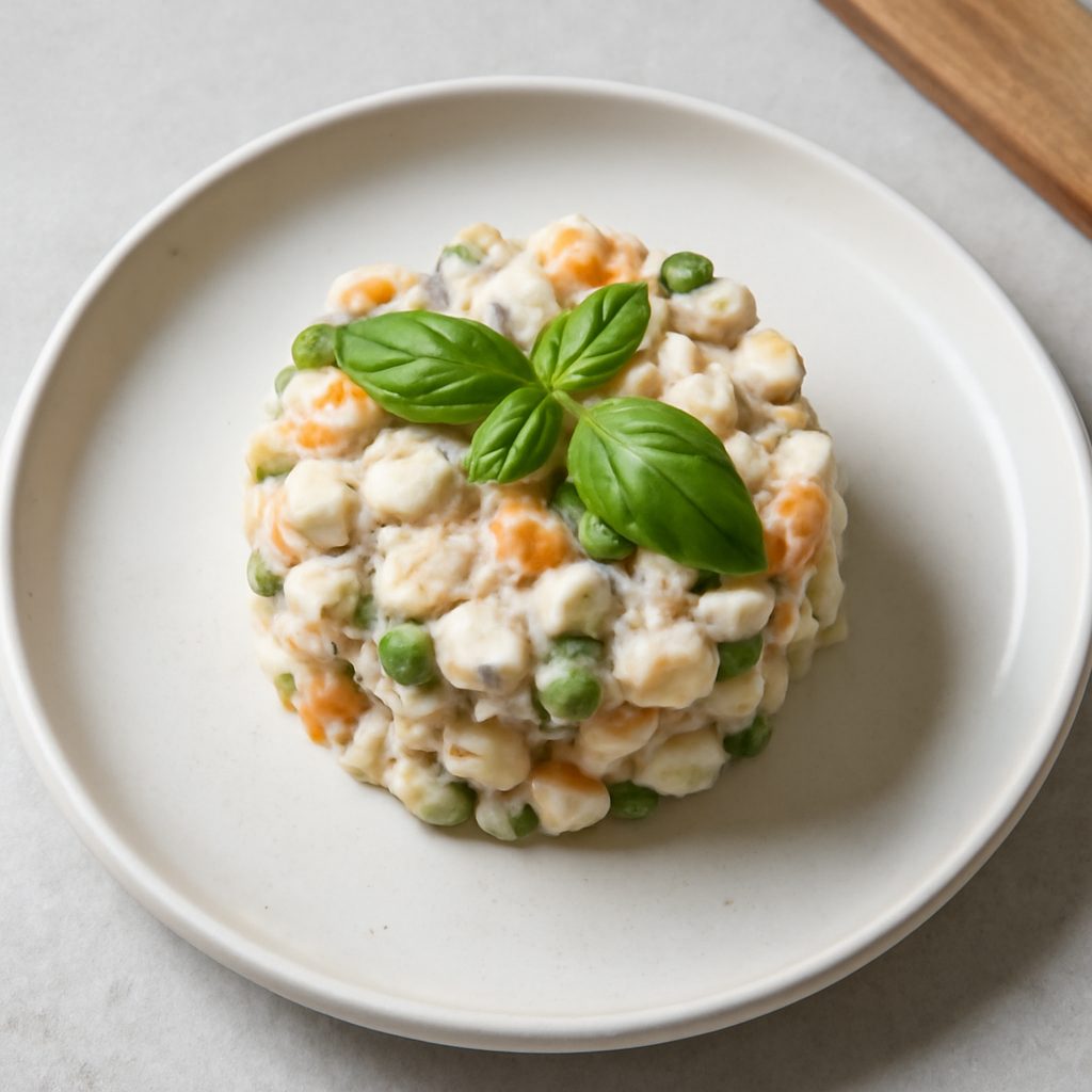 Insalata russa di barbabietole e tofu Low Carb