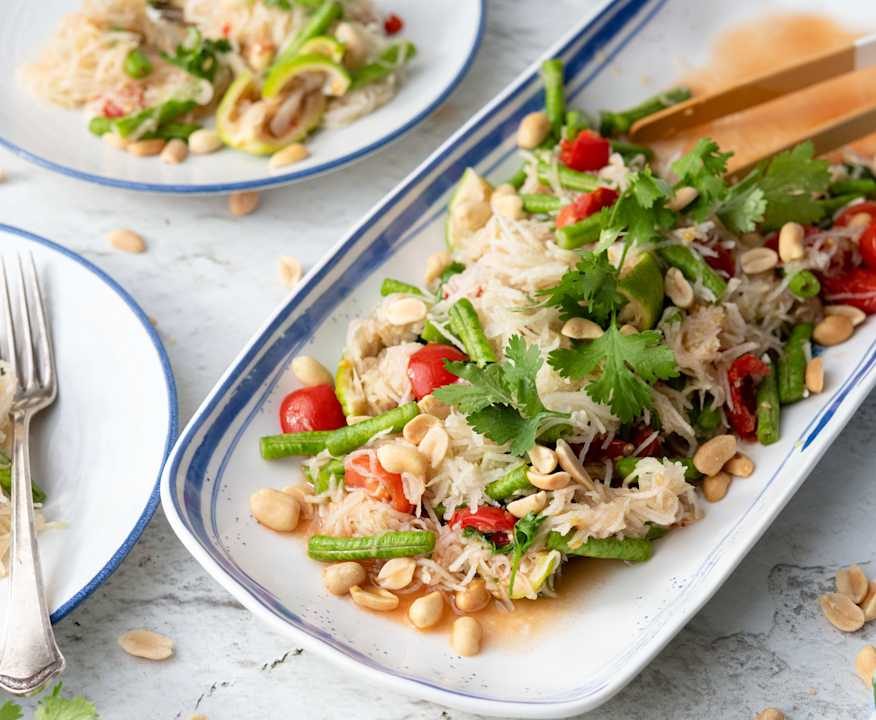 Insalata Thai con papaya