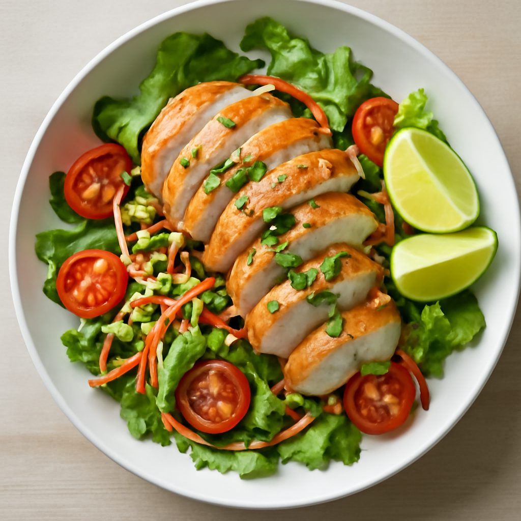 Insalata Thai con Gamberi e Condimento