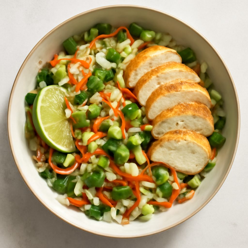 Insalata Thai con Papaya e Tofu