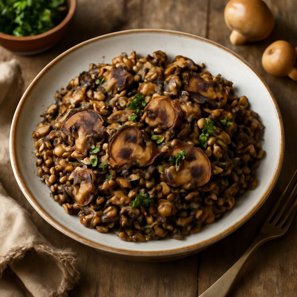Riso Selvatico con Funghi in Pentola Istantanea Protein