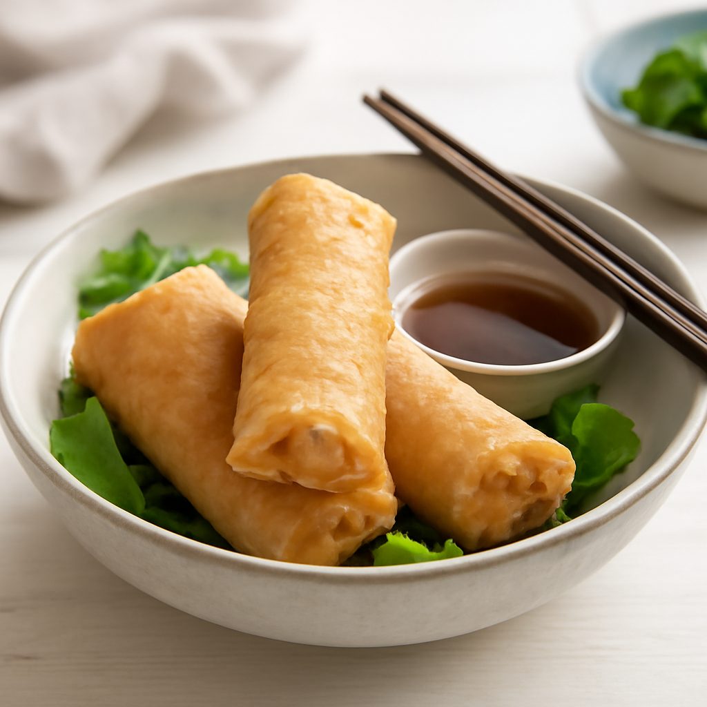 Involtini Croccanti alle Mele - Nems Asiatici Light