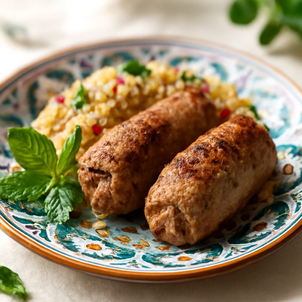 Involtini di carne speziata orientale light
