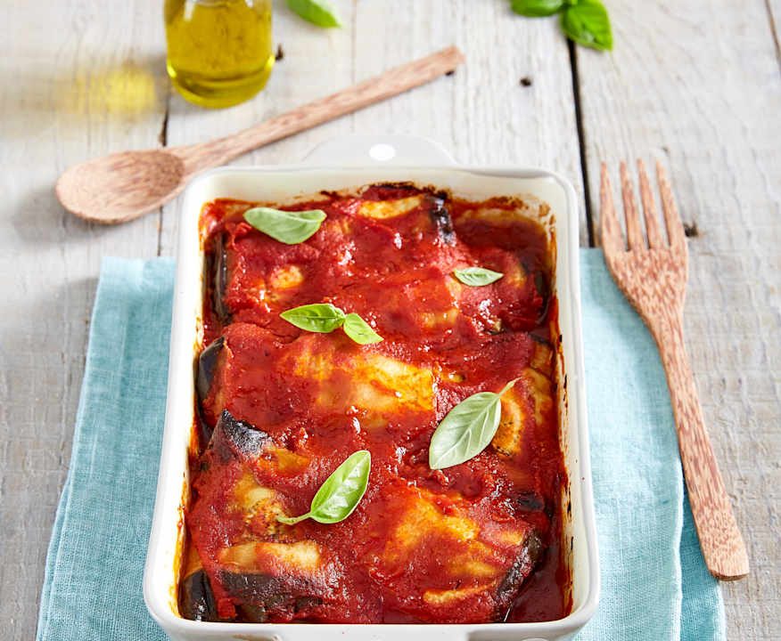 Involtini di melanzane al prosciutto Low Fat