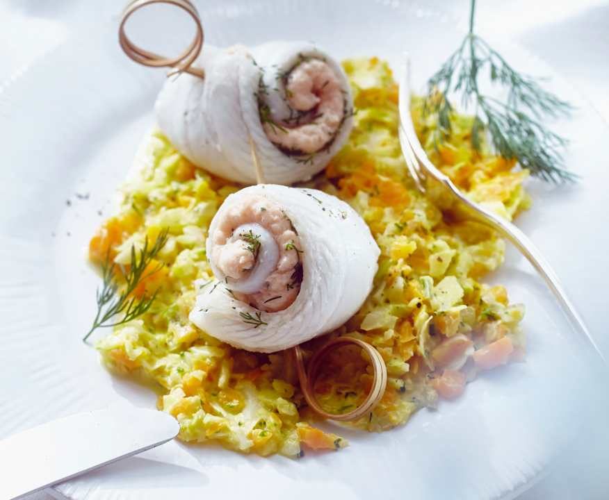 Involtini di platessa e verdure Low Fat