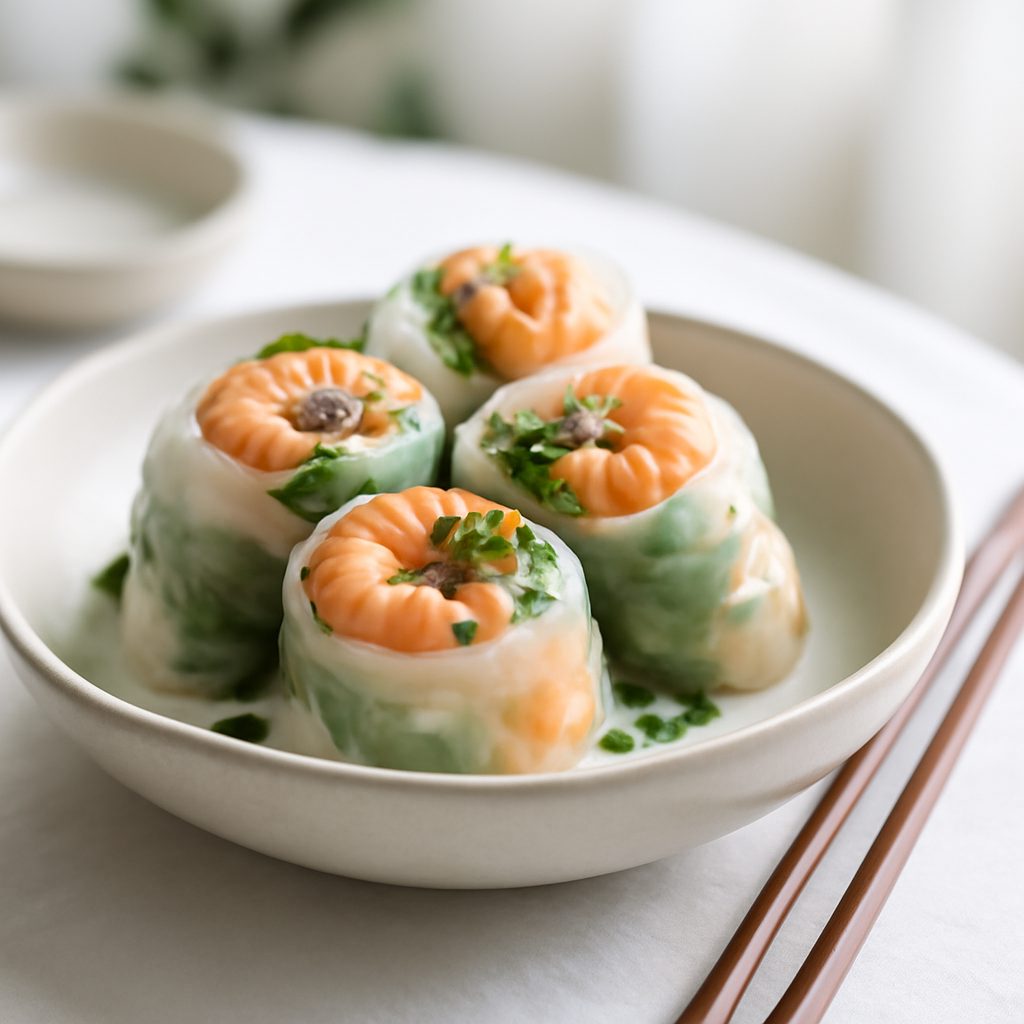Involtini di Riso con Gamberi Light