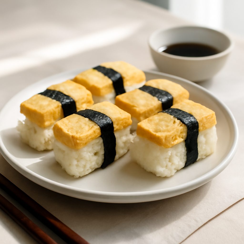 Involtini di Riso e Frittata all'Italiana (Tamago Sushi Light)