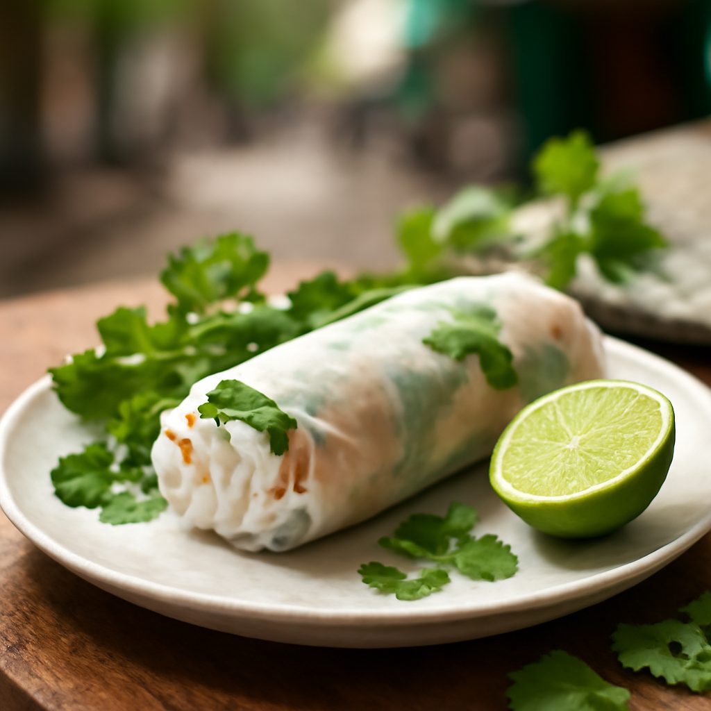 Involtini di Riso Vietnamiti Light con Gamberi e Salsa Fish Sauce Low-Carb