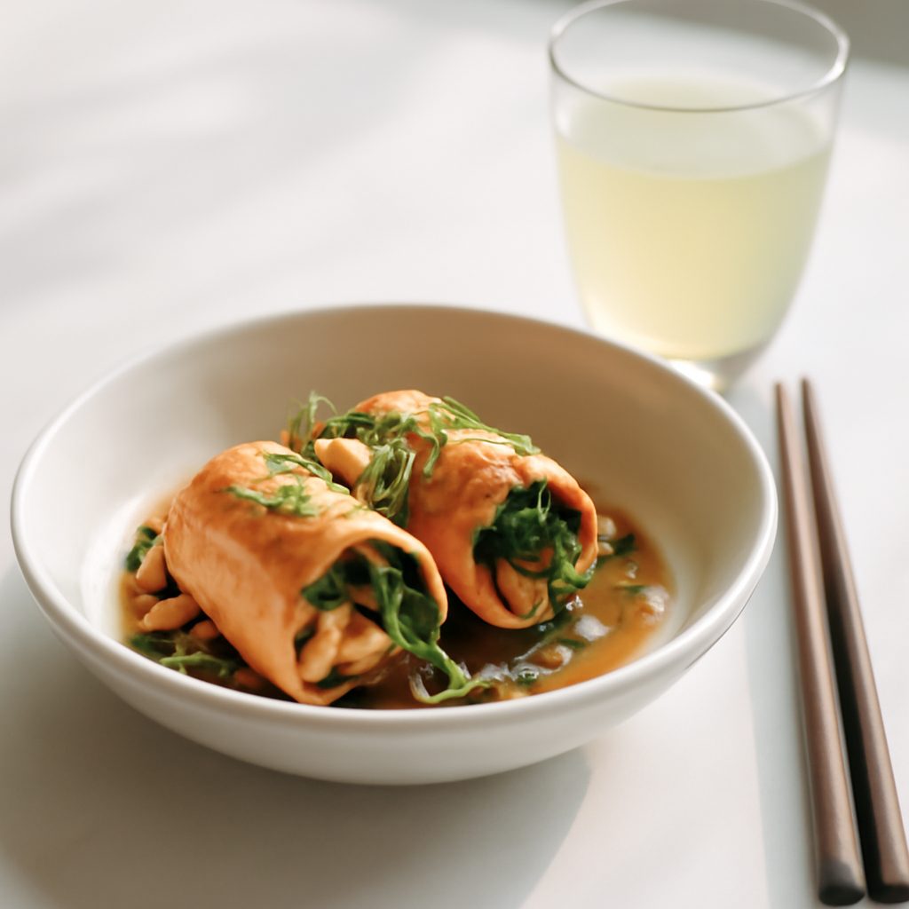 Involtini di Salmone Asiatico Light - Nems al Salmone