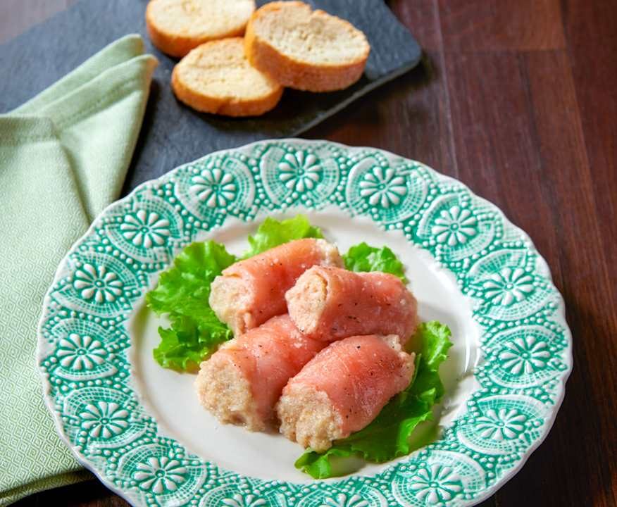 Involtini di salmone e melanzane Protein