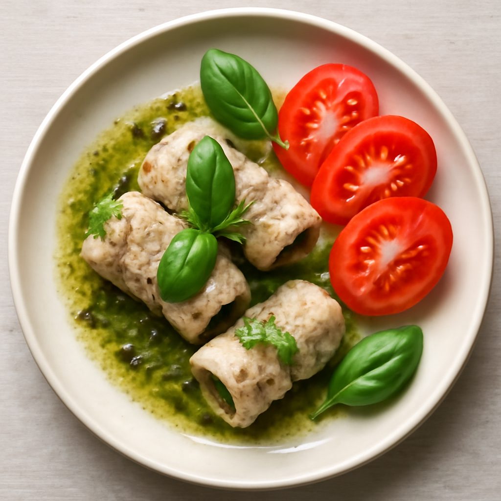 Involtini di Spada al Basilico