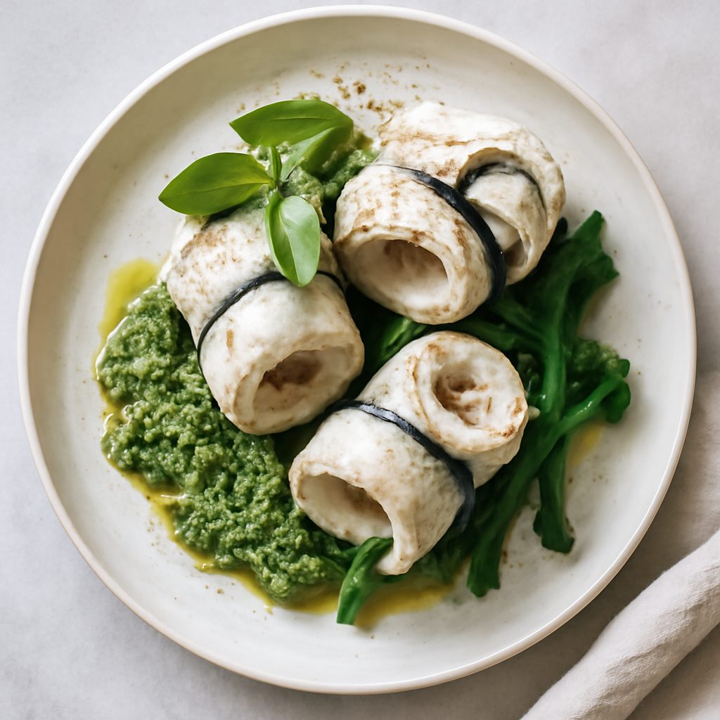 Involtini di spigola al vapore Protein