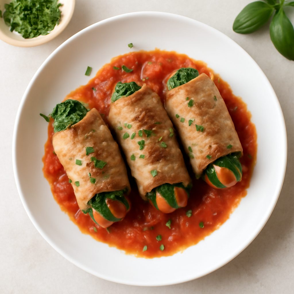 Involtini Primavera Proteici Low-Carb