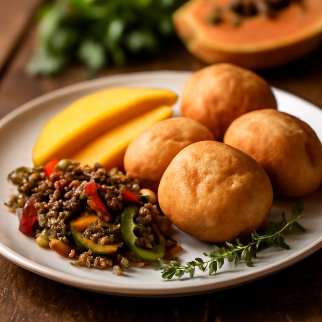Jamaican Fried Dumplings High- Low Carb
