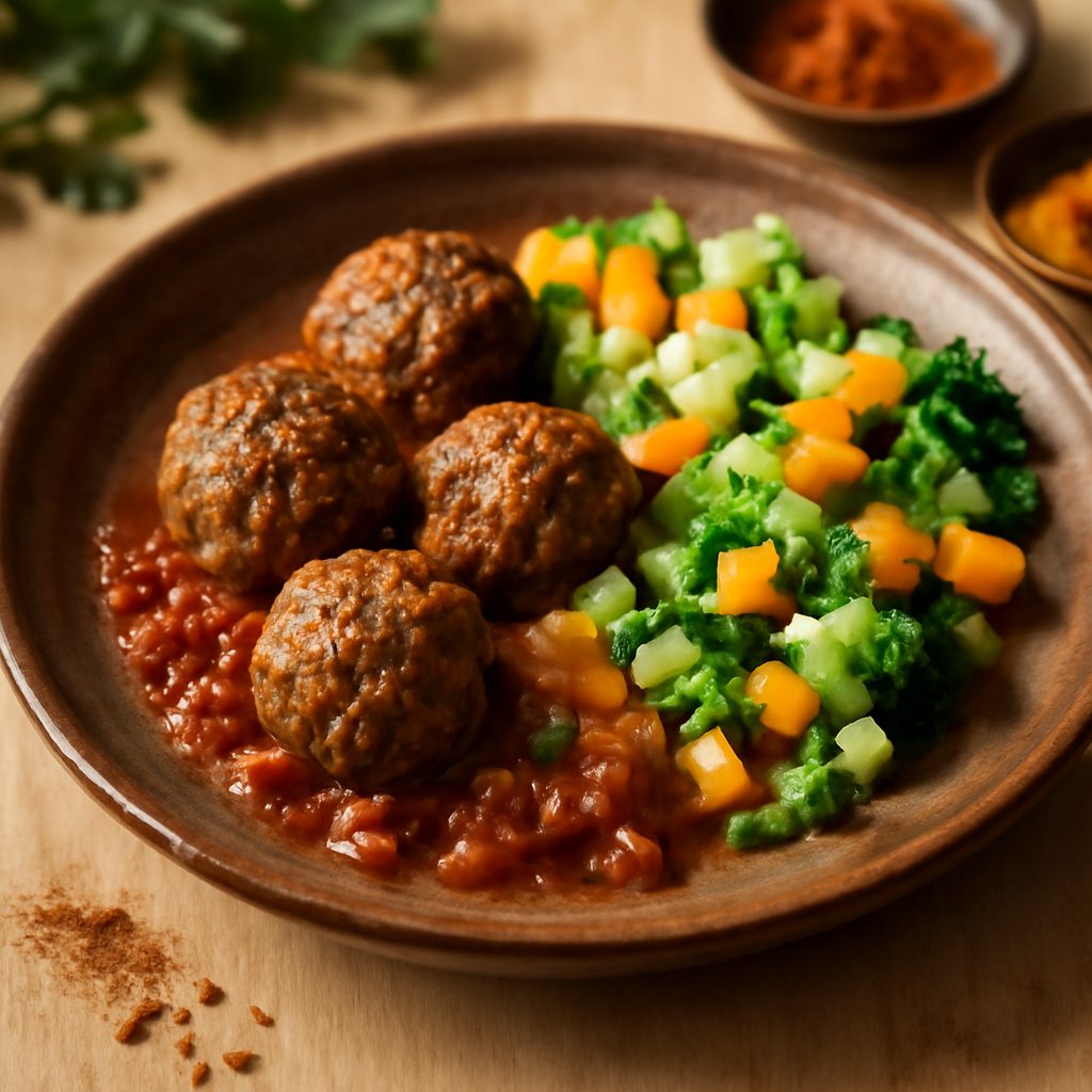 Kefta Marocchine Light - Polpettone Speziato al Forno