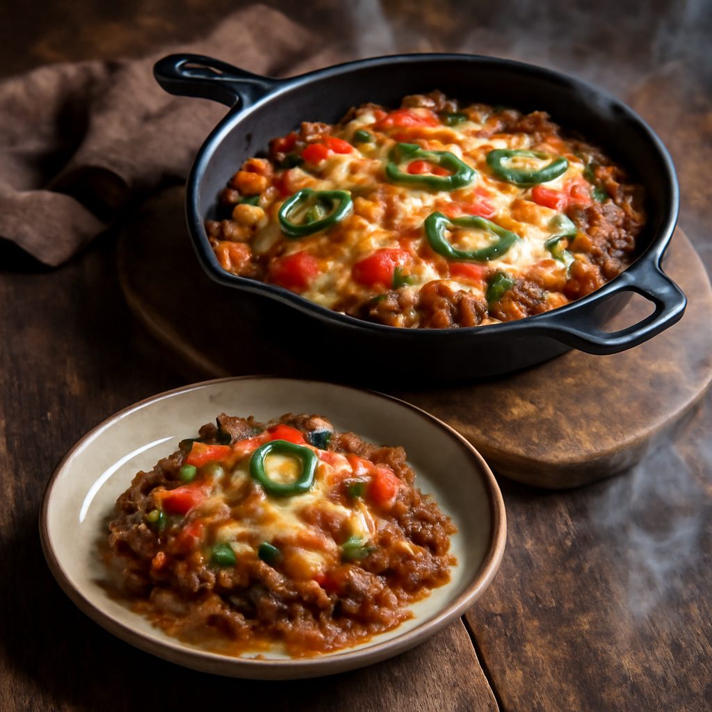 Casseruola Tex-Mex di Carne Macinata Chetogenica Low Carb