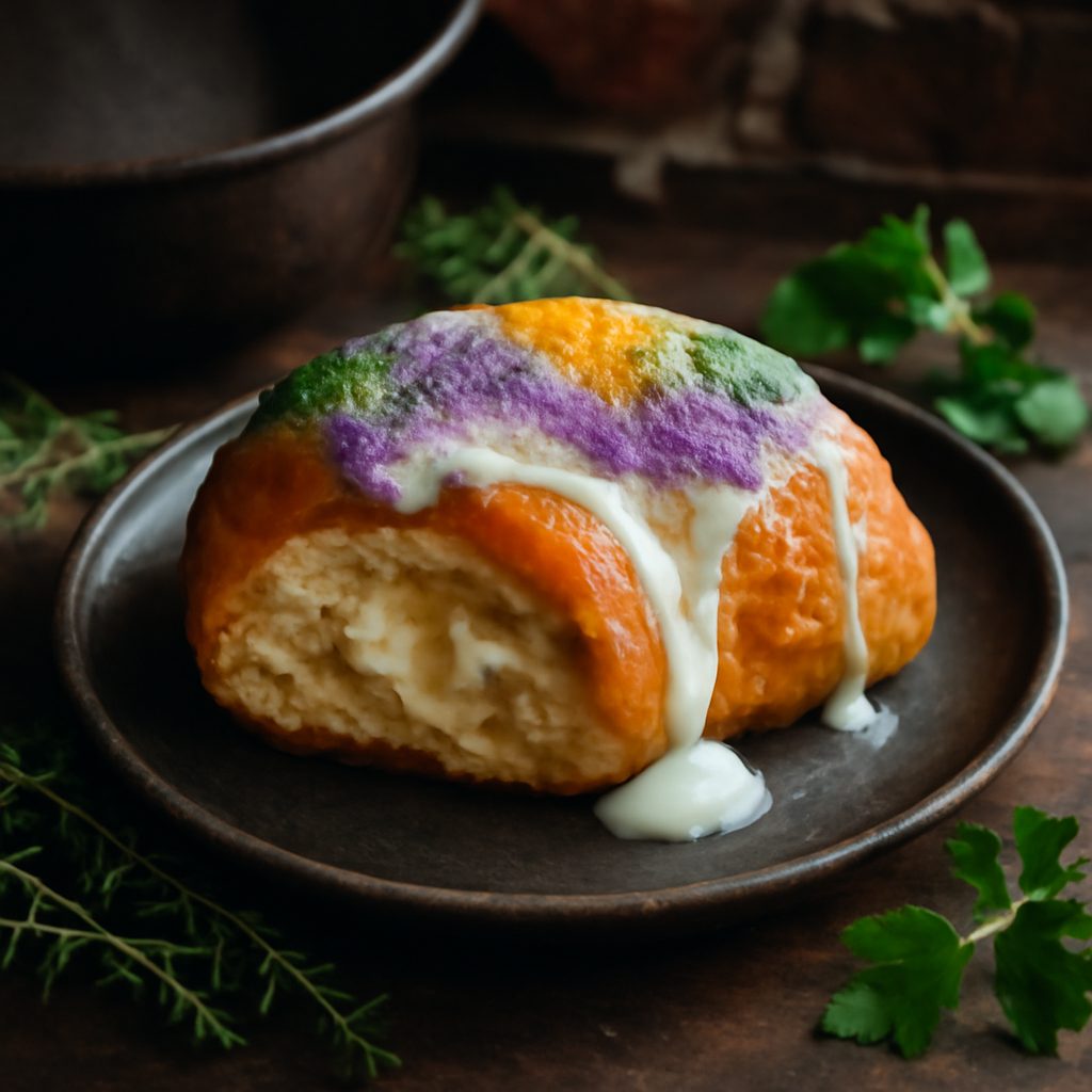 Torta dei Re con Ripieno di Cream Cheese Protein