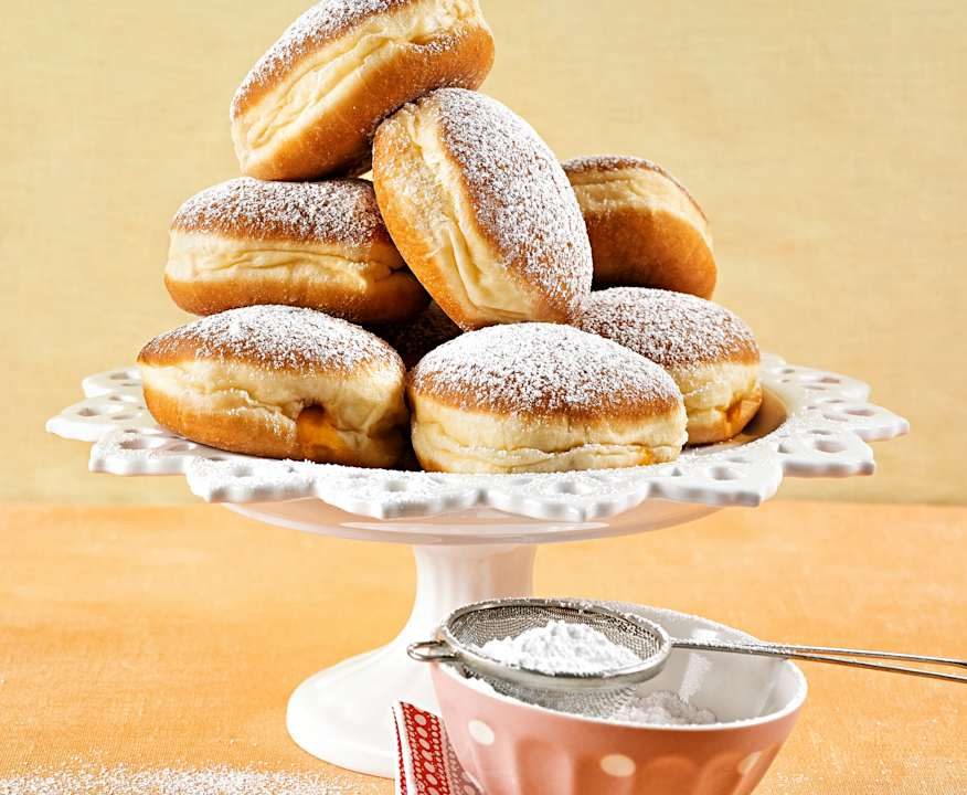 Krapfen ripieni alla confettura di albicocche Low Fat