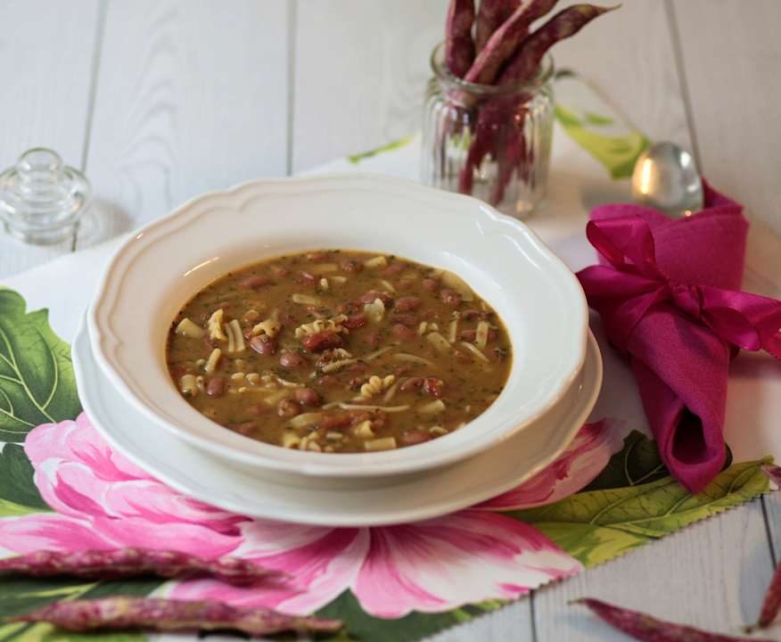 La pasta e fagioli di casa mia (di Francesca Romana Barberini) Low Fat